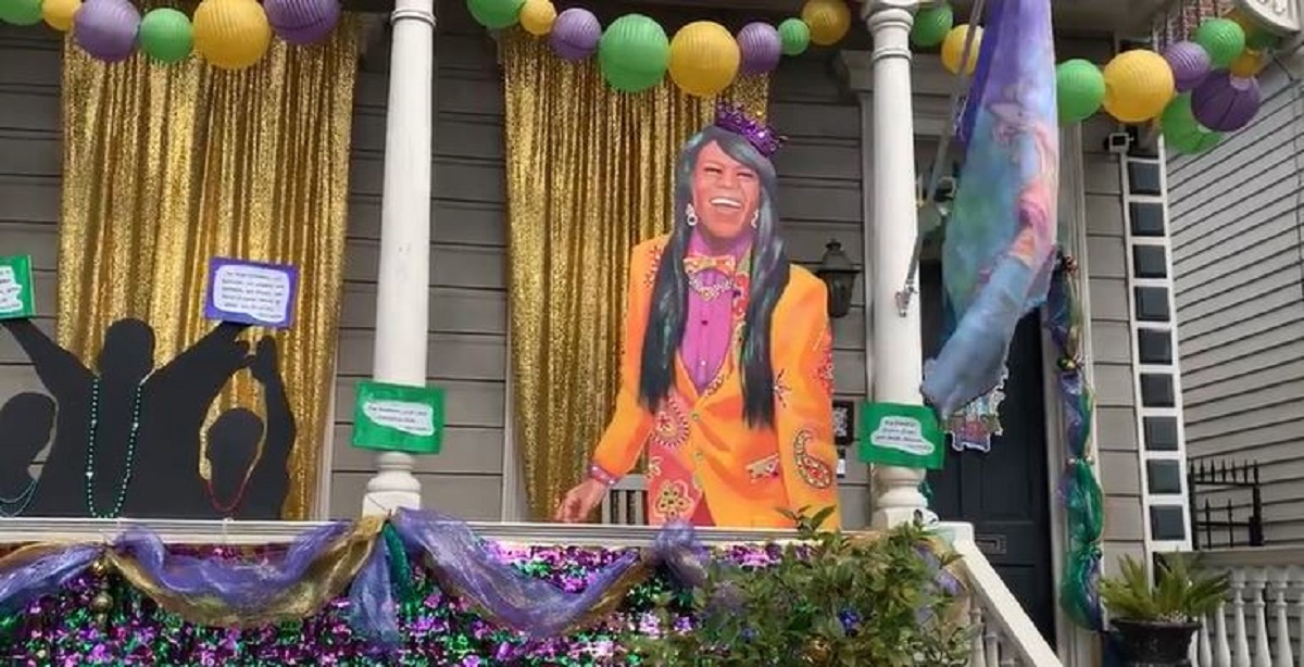 Big Freedia house float in New Orleans