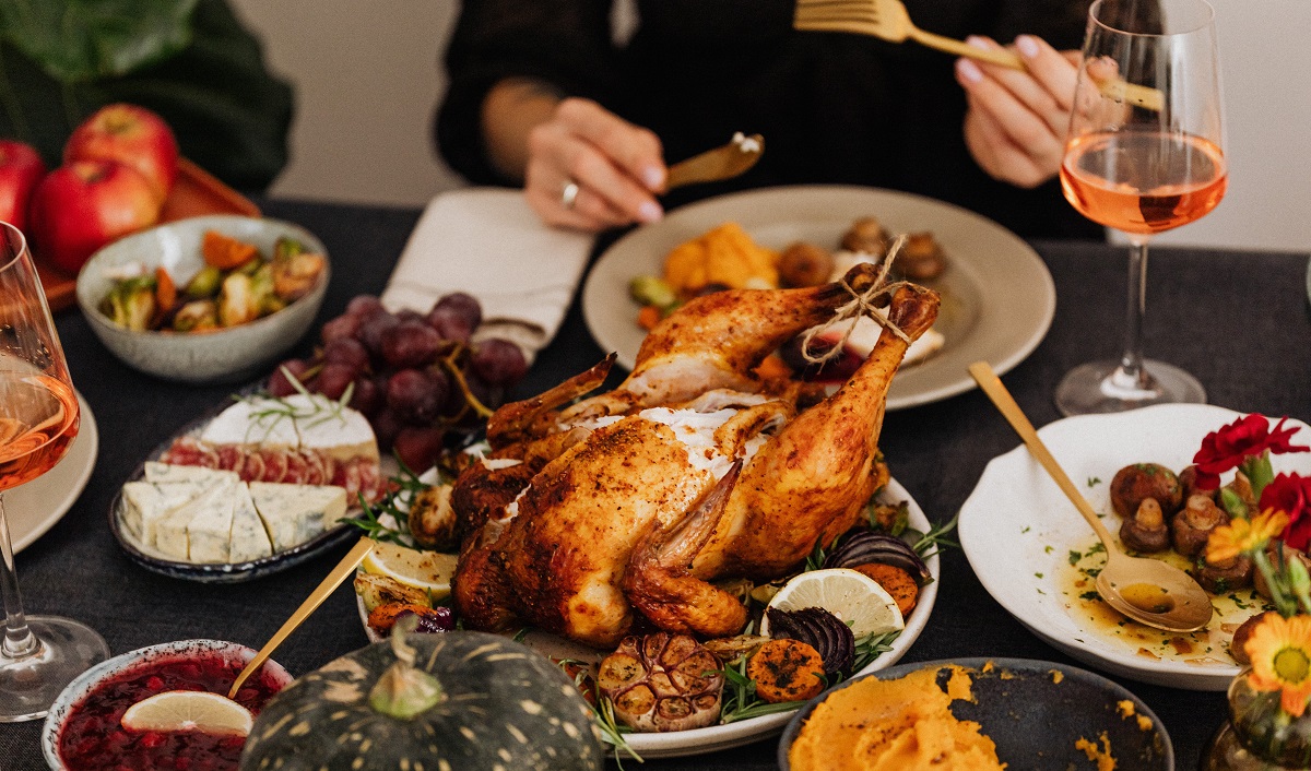 Thanksgiving meal in New Orleans